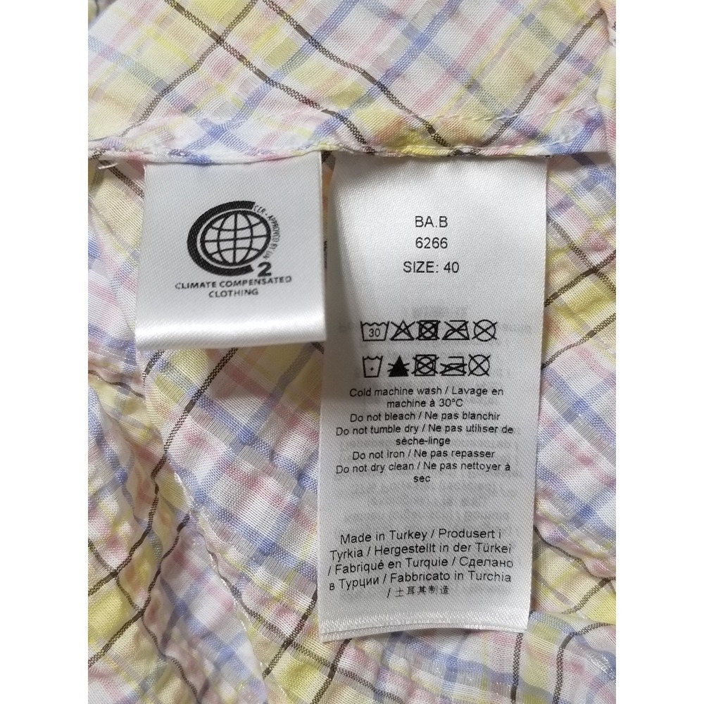 NWT GANNI Seersucker Check Midi Dress Multicolor Size EU 40/ US 8 $260 - Picture 15 of 16